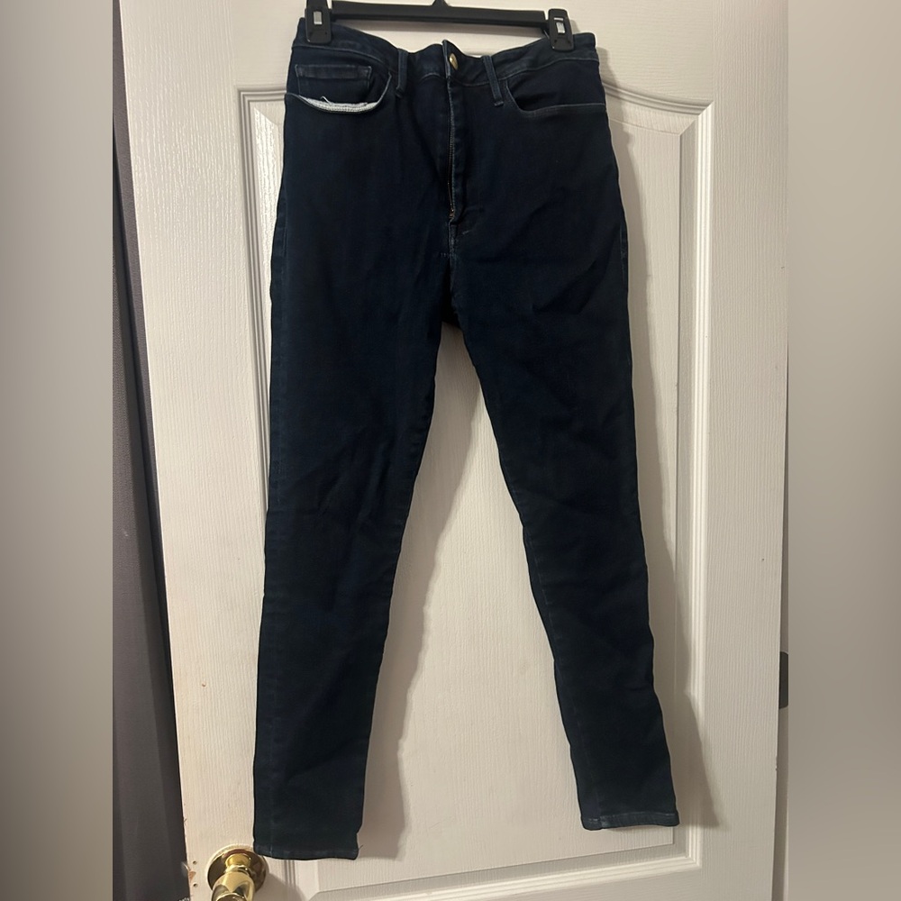 Frame Denim Blue Skinny Jeans
